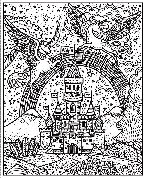 צביעת קסם - קשת בענן – תמונה 2