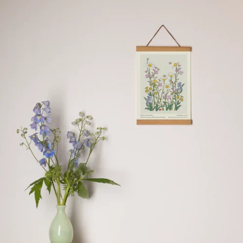 ⁦הדפס Garden Flowers A4⁩ – תמונה ⁦2⁩