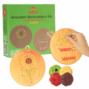 רקמה על עץ צמחים