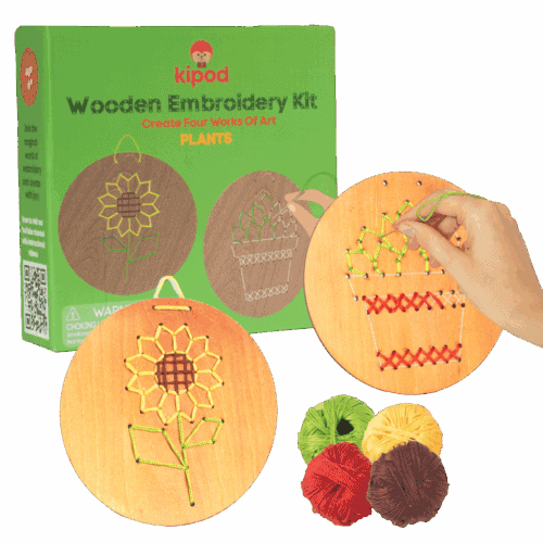 רקמה על עץ צמחים