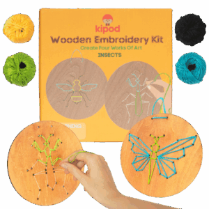 רקמה על עץ חרקים