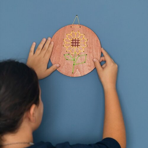 ⁦רקמה על עץ צמחים⁩ – תמונה ⁦3⁩