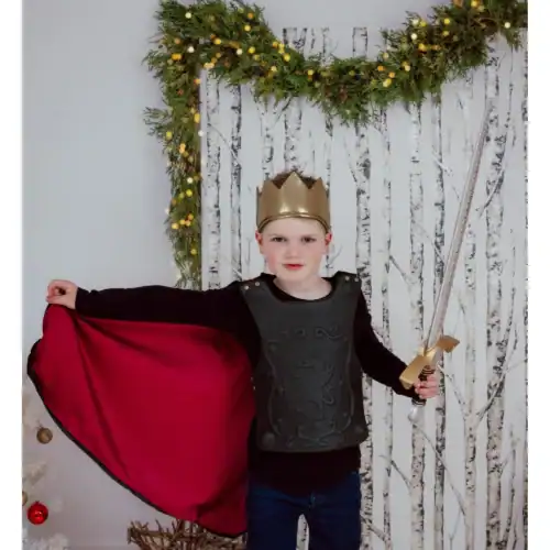 ⁦אביר אגדי - גלימה, שיריון וכתר 5/6⁩ – תמונה ⁦3⁩