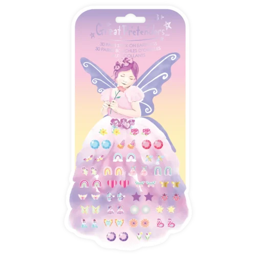 עגילי מדבקות פיית פרפרים