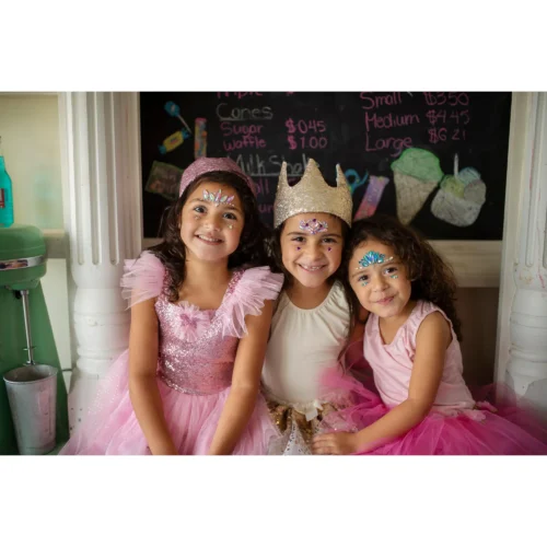 ⁦מדבקות קריסטל לפנים חד קרן ורוד⁩ – תמונה ⁦5⁩