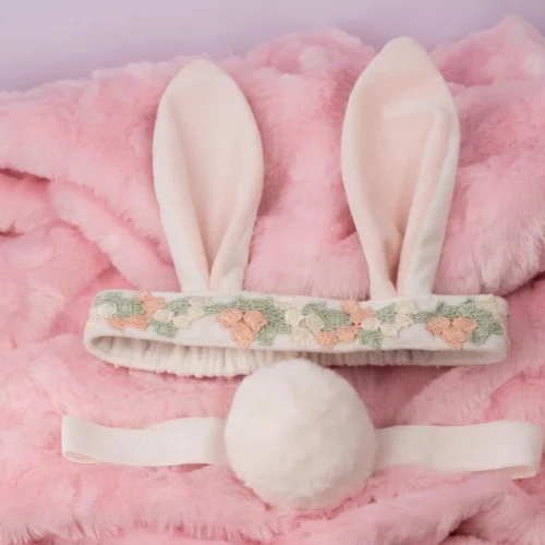 אביזרים לתחפושת ארנבת - אוזניים וזנבנב