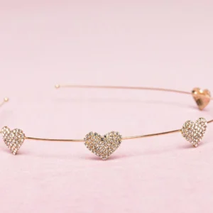 כתר לבבות משובץ מהודר